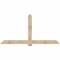 Ekena Millwork Eugene Rough Sawn Timber Gable Bracket, Douglas Fir, 96"W x 48"H x 4"D x 6"F, 12/12 Pitch GBW096X48X0406EUG00RDF - alternate 1